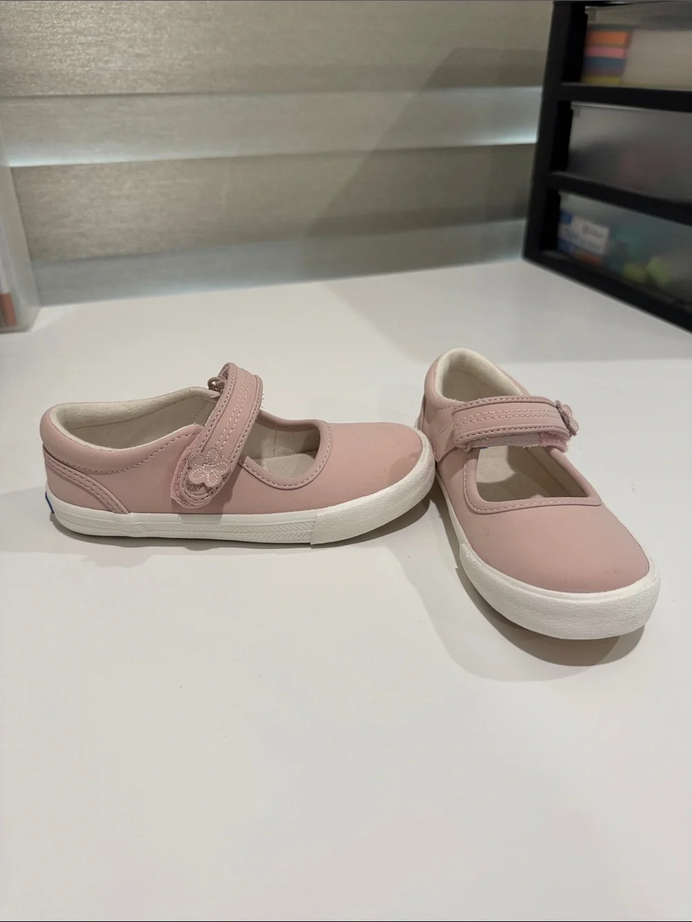 Keds Pink Mary Jane Velcro Casual Shoes - Size 10M